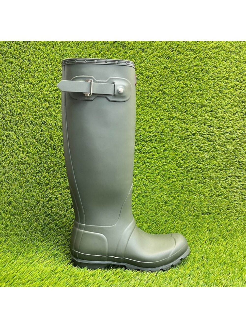 Hunter Original Tall Womens Size 6 Green Outdoor Waterproof Knee High Rain Boots